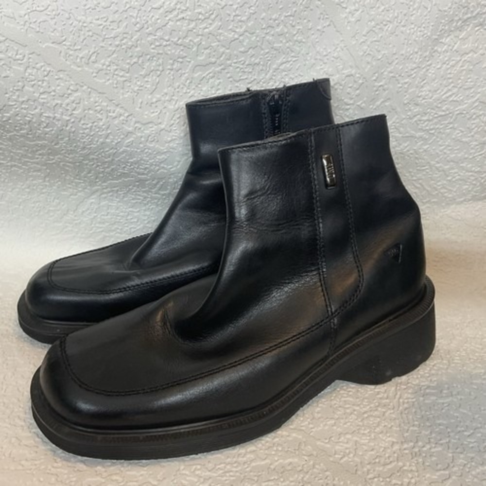 Vintage Dr. Martens 9278 Black Side Zip Ankle Boots Women UK6/US-8 UK Leather
